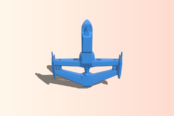 Wing commander piranha | 3d print model