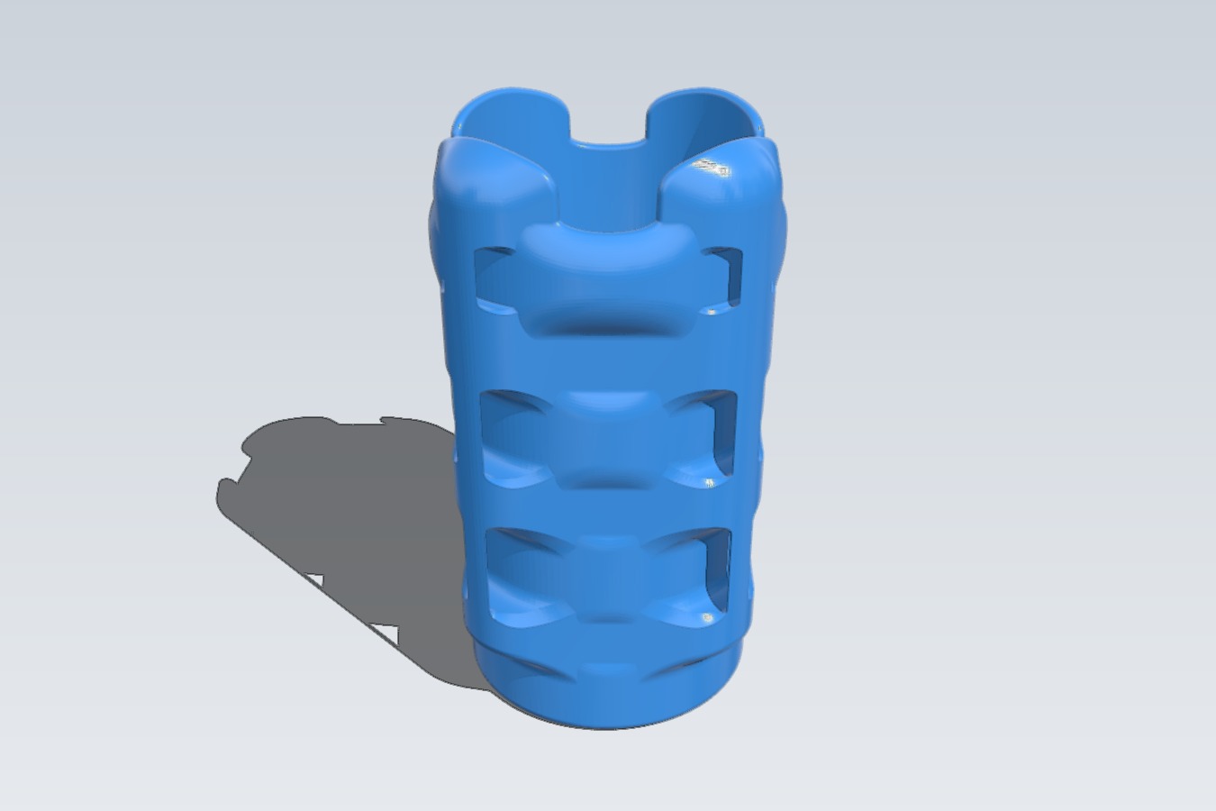 Cubed round vase