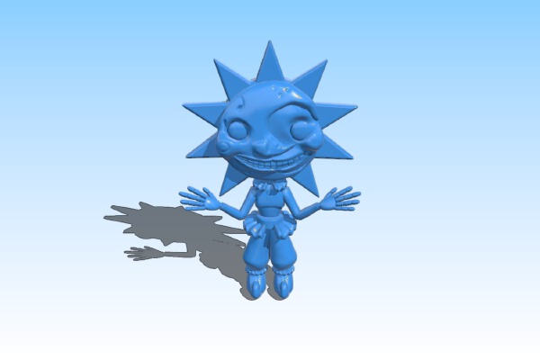 Pop funko Inspired Sun (Fnaf : Security Breach) | 3d print model