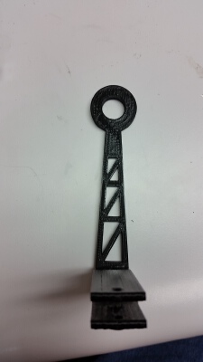 Prusa I3 wire holder and filament guide | 3d print model
