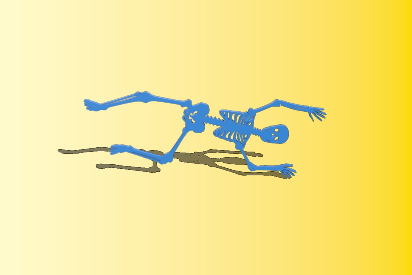 Halloween Skeleton Silhouette