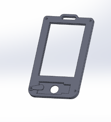 Badge Holder with YubiKey slot | 3d print model