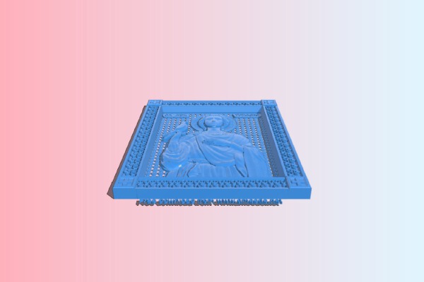 Icon of the Holy Martyr Tryphon | 3d print model