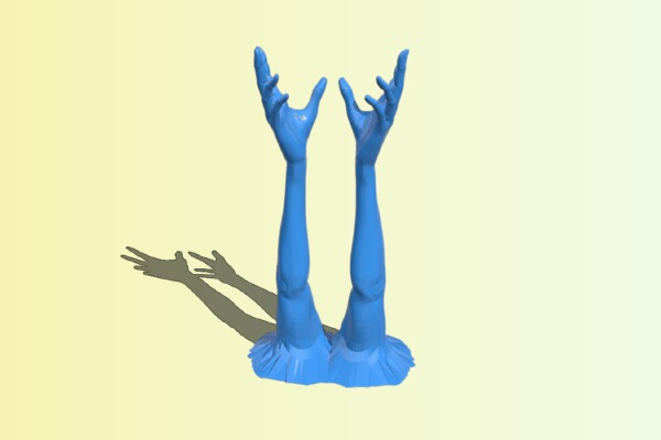escultura manos | 3d print model