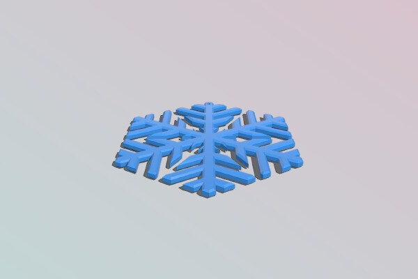 Snow Flake 011 | 3d print model