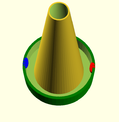 Fly Trap for hornets, house flies and fruit flies. | 3d print model