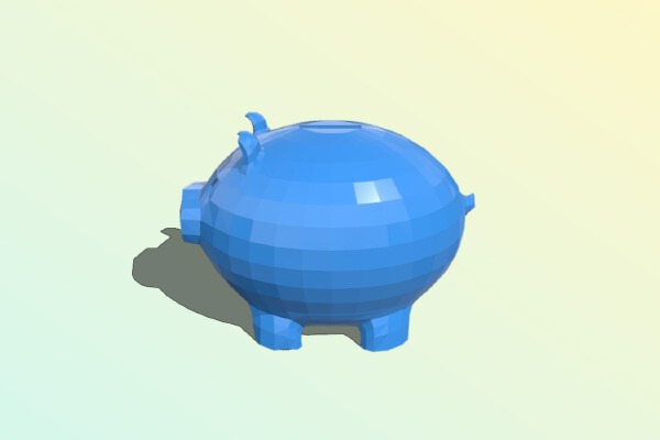 Piggy bank | 3d print model