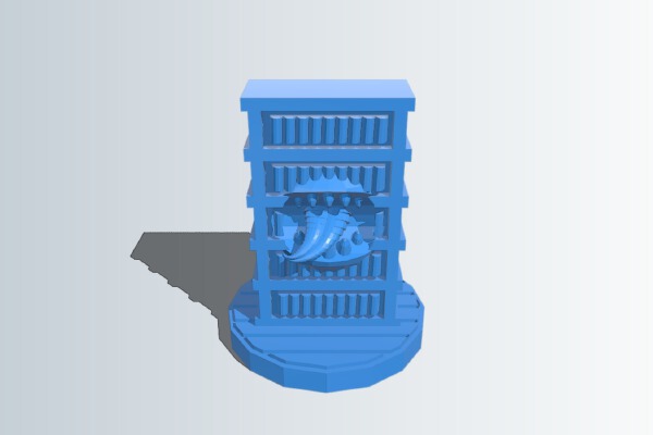 15mm Mimic Bookcase Bookshelf #D&D #DnD #Pathfinder #pocket-dungeons #pocket-tactics #multiverse | 3d print model