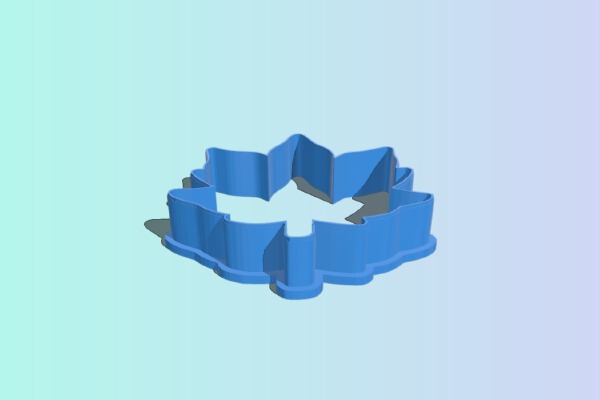 Maple Leaf Cookie Cutter | 3d print model