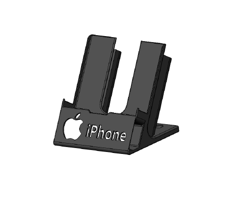 Dock for Samsung Galaxy Note 3 - Iphone 6 - Nexus - Any Big Size Mobile | 3d print model