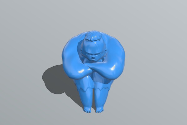 Baby Hulk | 3d print model