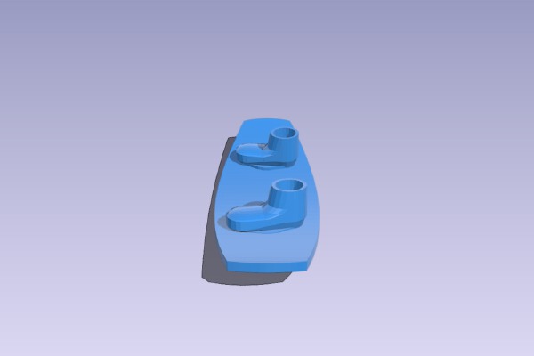 wakeboard simple cylinder bend | 3d print model