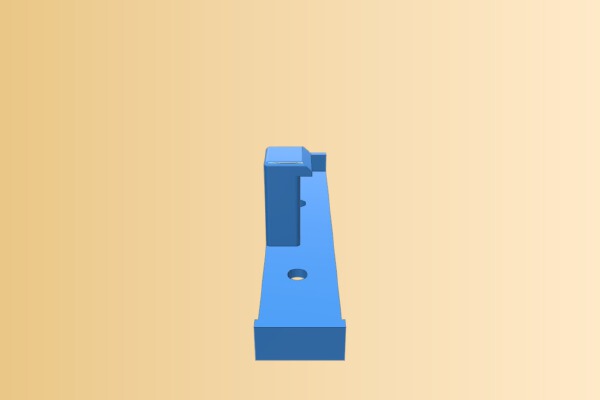 Tetrix motor controller mounting bracket | 3d print model