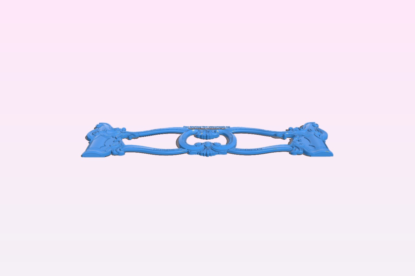 Bed frame pattern