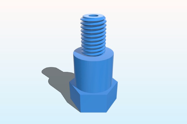 Replacement spindle for Lomo 100' 8_16_35mm film processing tank. | 3d print model
