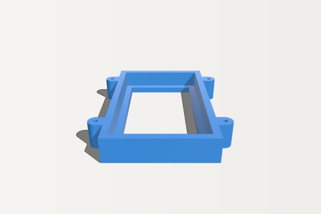 Panel Mount for 4.3" LCD screen (Raspberry PI)
