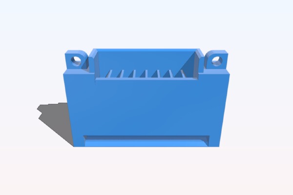Super low CR10_Ender3 part fan duct for mounting Mosquito hotend | 3d print model