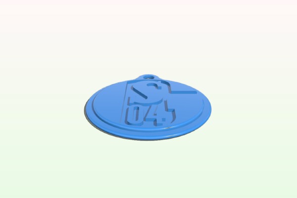 Schalke keychain SO4 | 3d print model