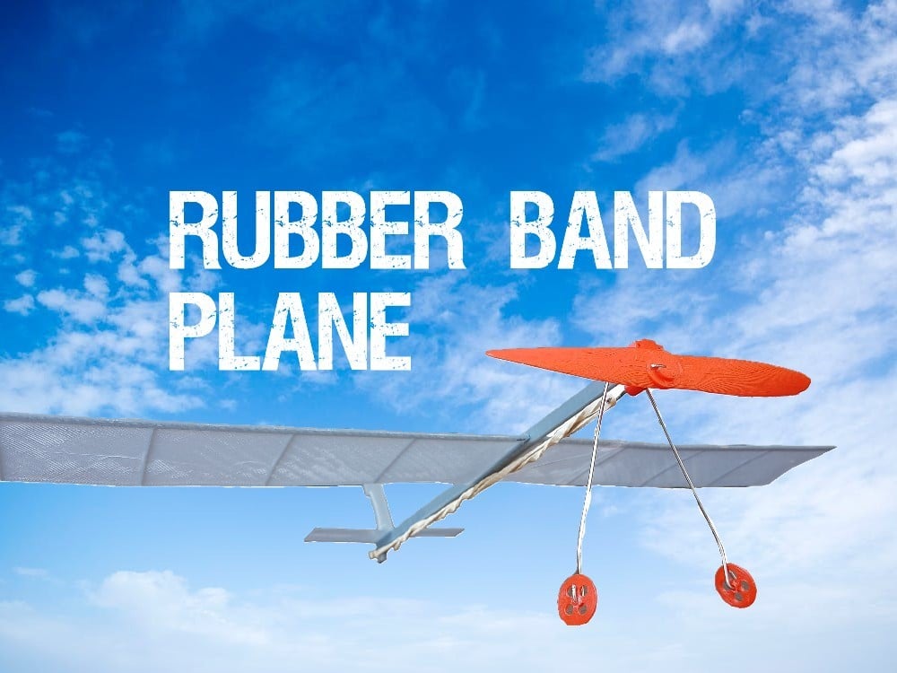 Rubber Band Plane _ Glider