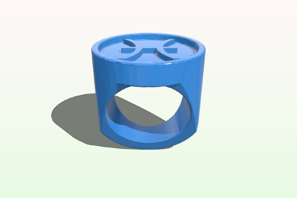 Pisces Ring | 3d print model