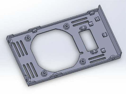 Geeetech A10 Power Supply Cover for 92 mm Fan (maybe Ender 3) | 3d print model