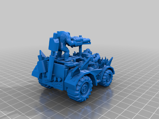 Epic Ork Buggy 8mm. Collection | 3d print model