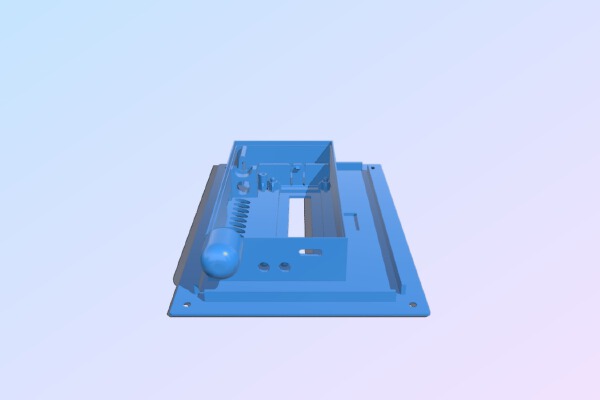 Panel-enclosure for new SMD-based geiger counter by impexeris | 3d print model