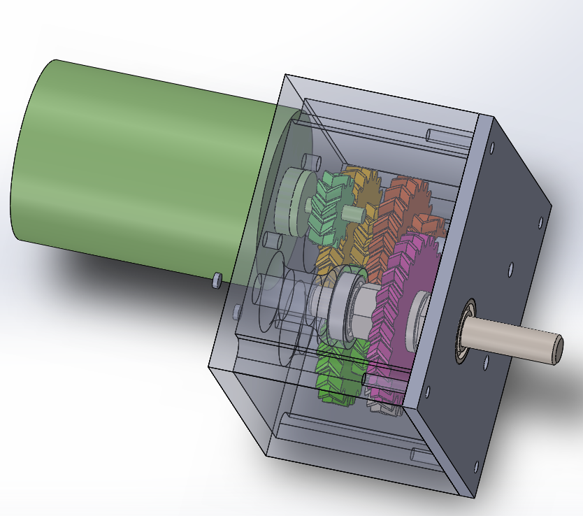 Herringbone_Chevron reducer gear box 1x40