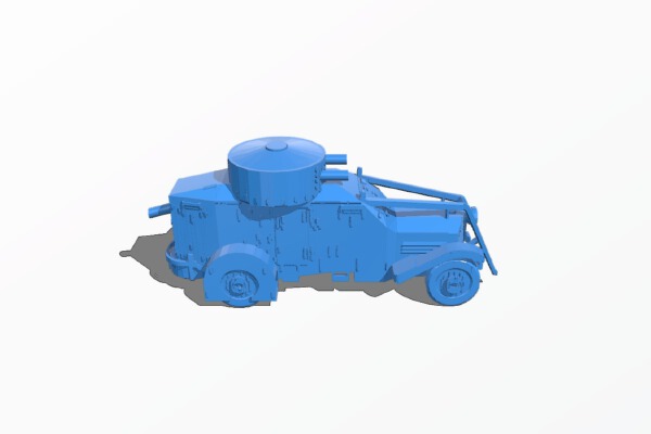 Autoblinda Lancia Izm | 3d print model