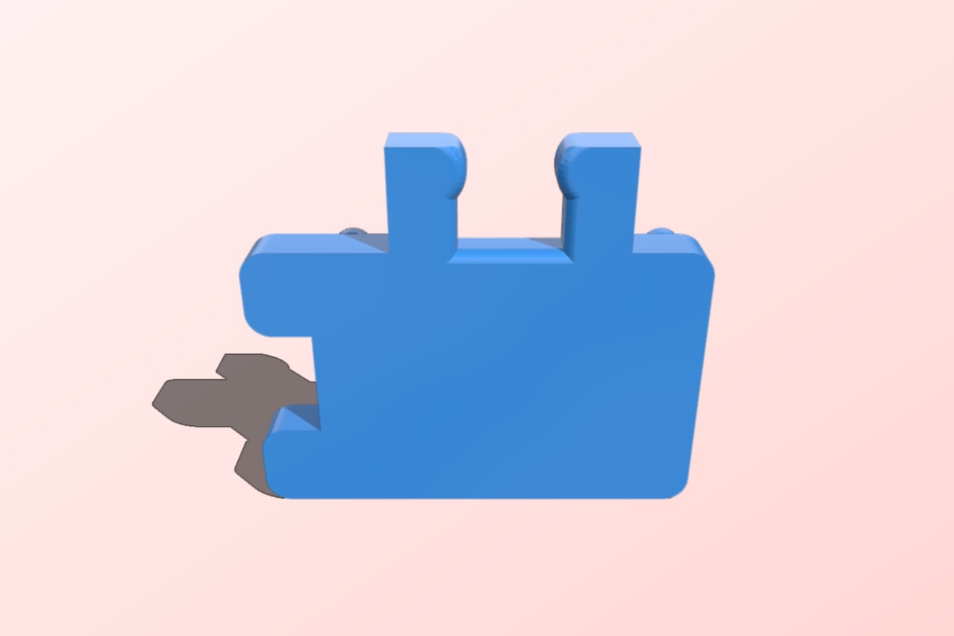HRV vent mounting clip for DHT22 temperature_humidity sensor