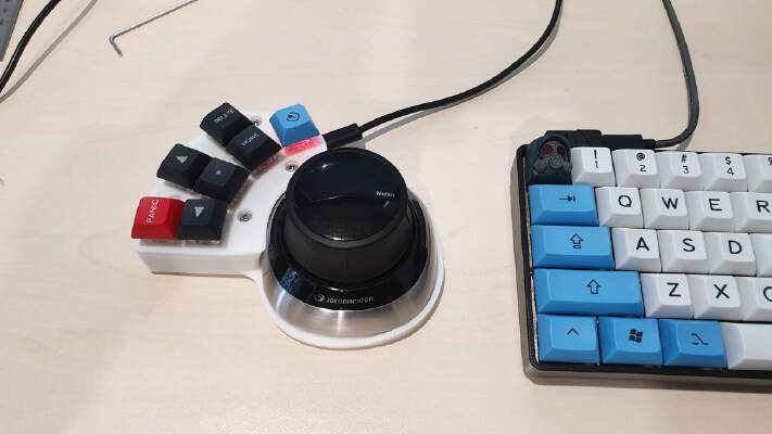 Spacemouse Wireless MacroPad | 3d print model