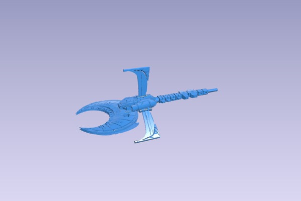 Moon-shaped spaceship | 3d print model