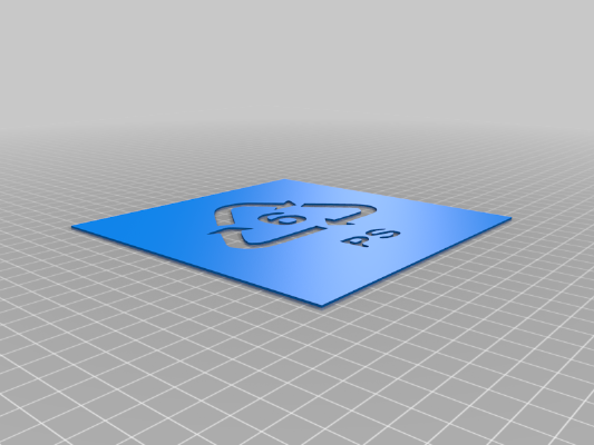 Plastic Recycling Symbol Stencils | 3d print model