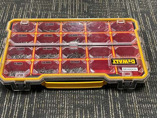 DEWALT 20-Compartment Pro Small Parts Organizer Bins | 3d print model