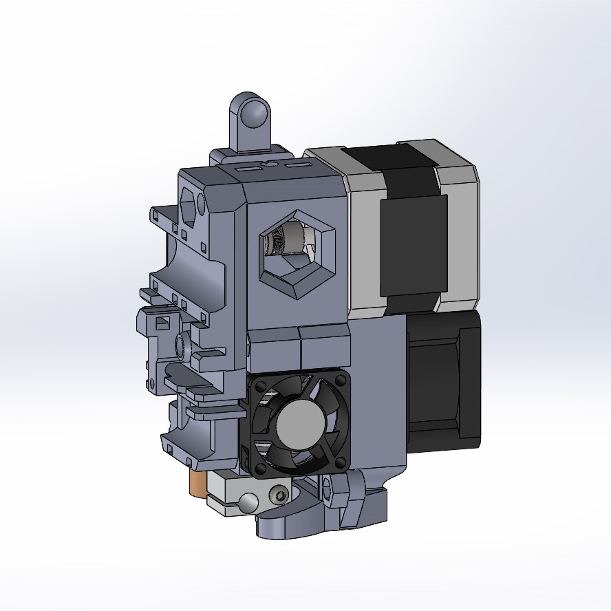 Iteration of Prusa MK2S extruder