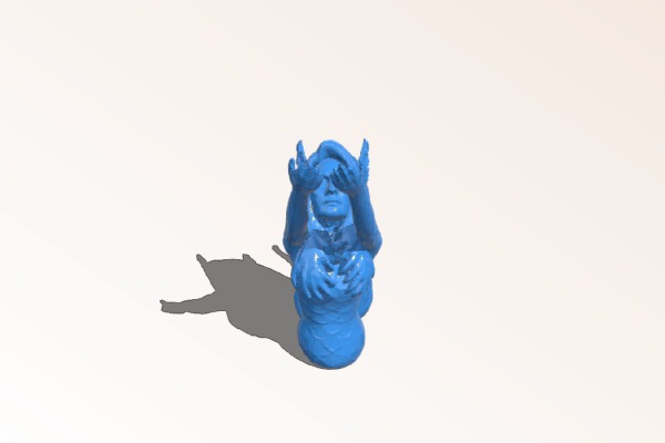Mermaid Raija | 3d print model