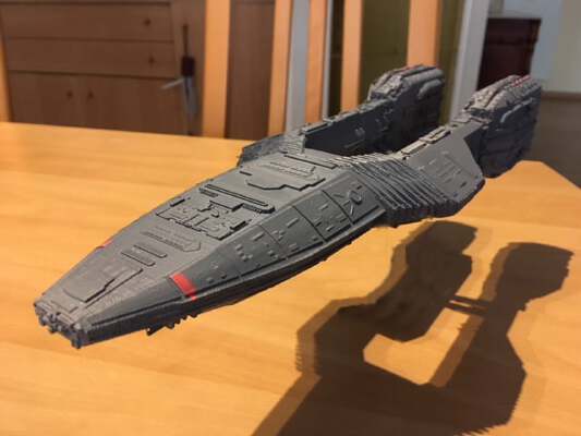 Colonial Defender Escort Frigate | 3d print model