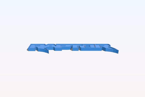 Ford F150 Raptor logo | 3d print model