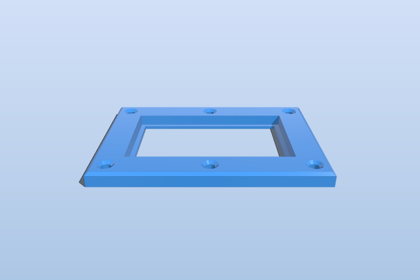 Power connector mount panel