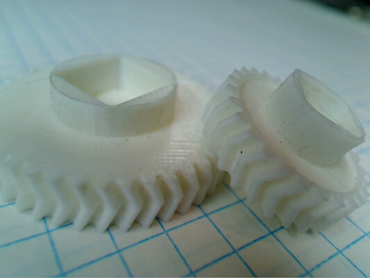 Roomba Herringbone quiet gear set | 3d print model
