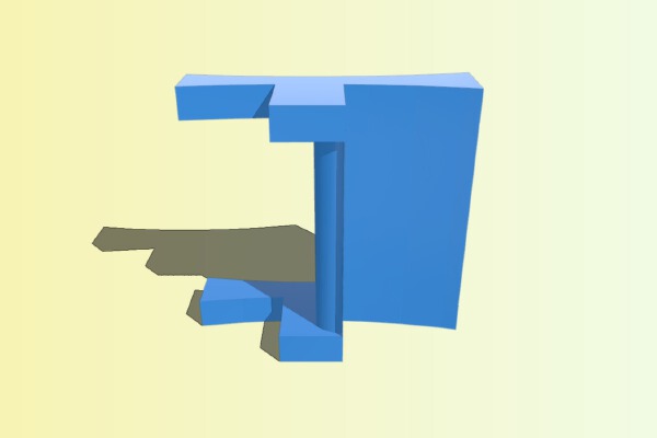 Filament guide for Robo3D top mount spool folder | 3d print model