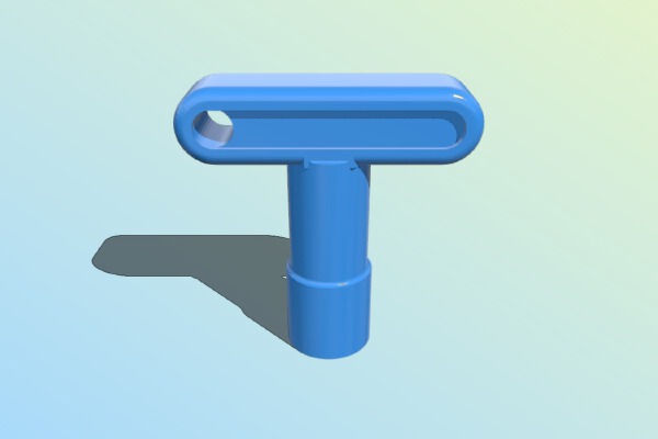 clé triangle | 3d print model