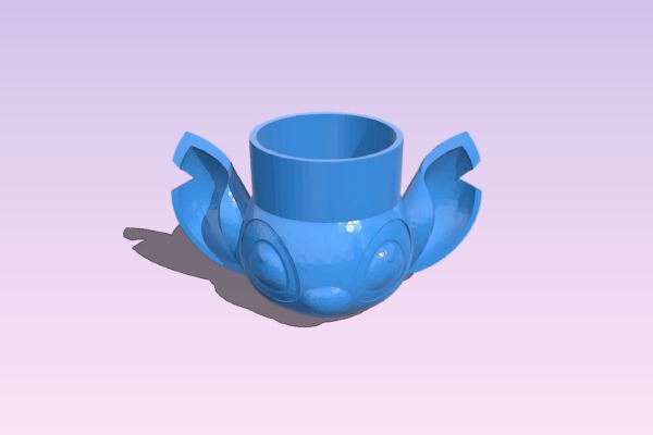 Stitch Pencil Holder | 3d print model