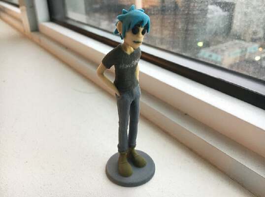 2D from:gorillaz(made by 3dprintguy) | 3d print model