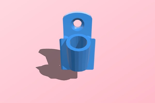 Oculus Rift Sensor Angled Wall Mount | 3d print model