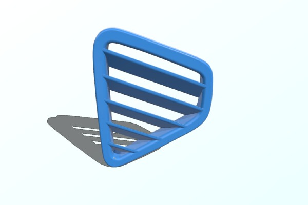 Mazda RX-7 FC3S dash triangle vent | 3d print model