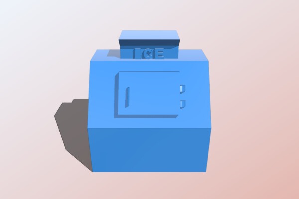 Fallout 4 Ice box | 3d print model