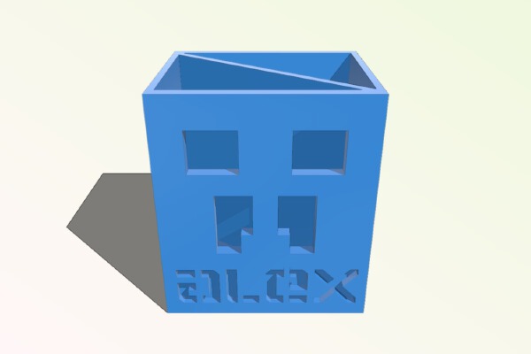 Creeper Pen Holder | 3d print model