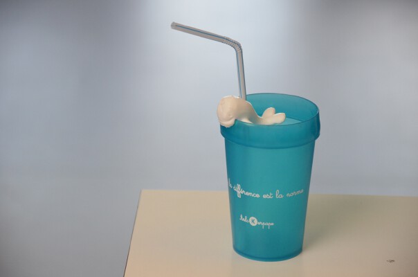 [K] Support de paille (straw holder) | 3d print model
