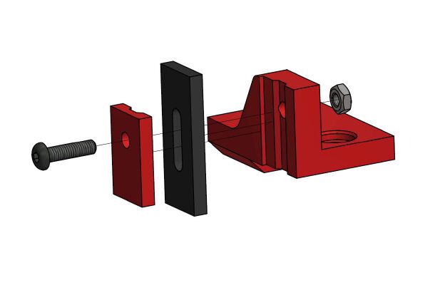 Anet A8 Filament Scraper | 3d print model